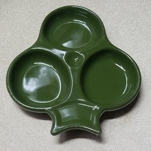 Vintage Hall Pottery Dipping Condiment Dish